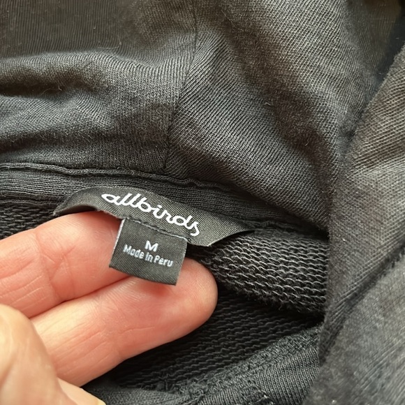 Allbirds Women’s The R&R Hoodie Natural Black Medium - Picture 11 of 16